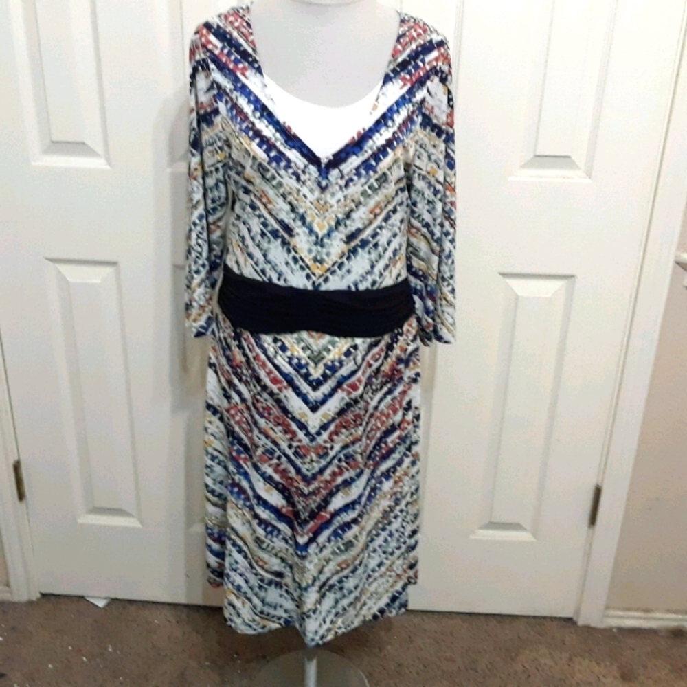 Miraclesuit Yellow Blue Shaper Dress